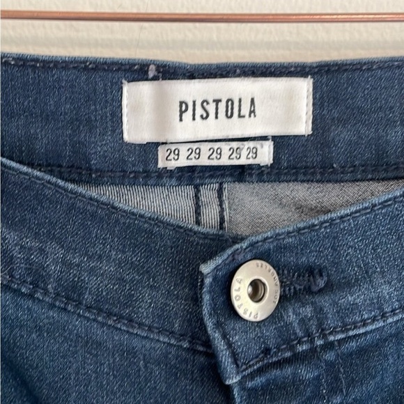 Pistola Dark Deep Blue Wash High Rise Skinny Jeans Size 29 - Picture 4 of 7